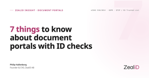 7 Things to Know About Document Portals With ID Checks