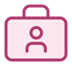 Illustration of a suitcase with a person silhouette on its cover. 