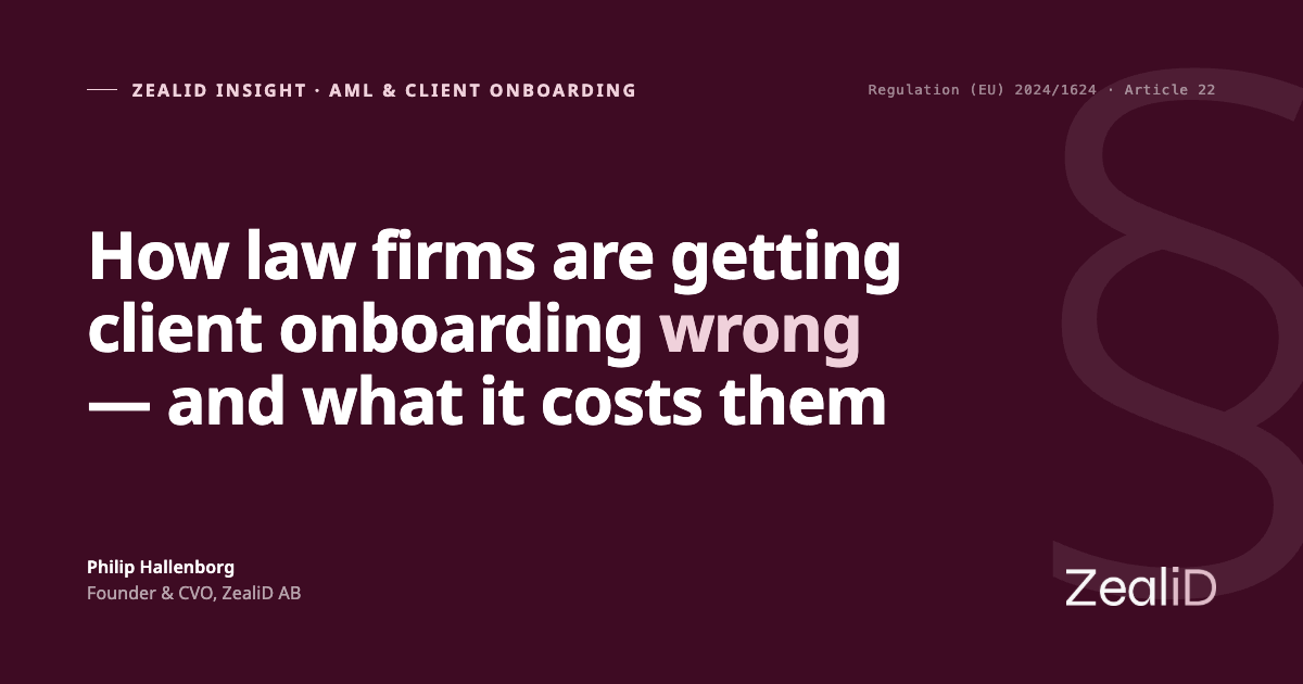 How Law Firms Are Getting Client Onboarding Wrong - and What It Costs